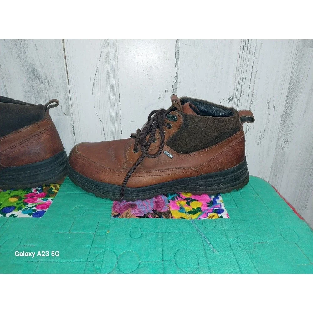 Abeo 24/7 Ridley Boots Lace Up Slip Resistance Brown Men's Size 11.5